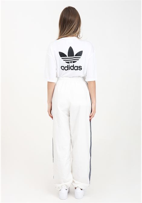 White and blue women's woven pants ADIDAS ORIGINALS | IS2354.
